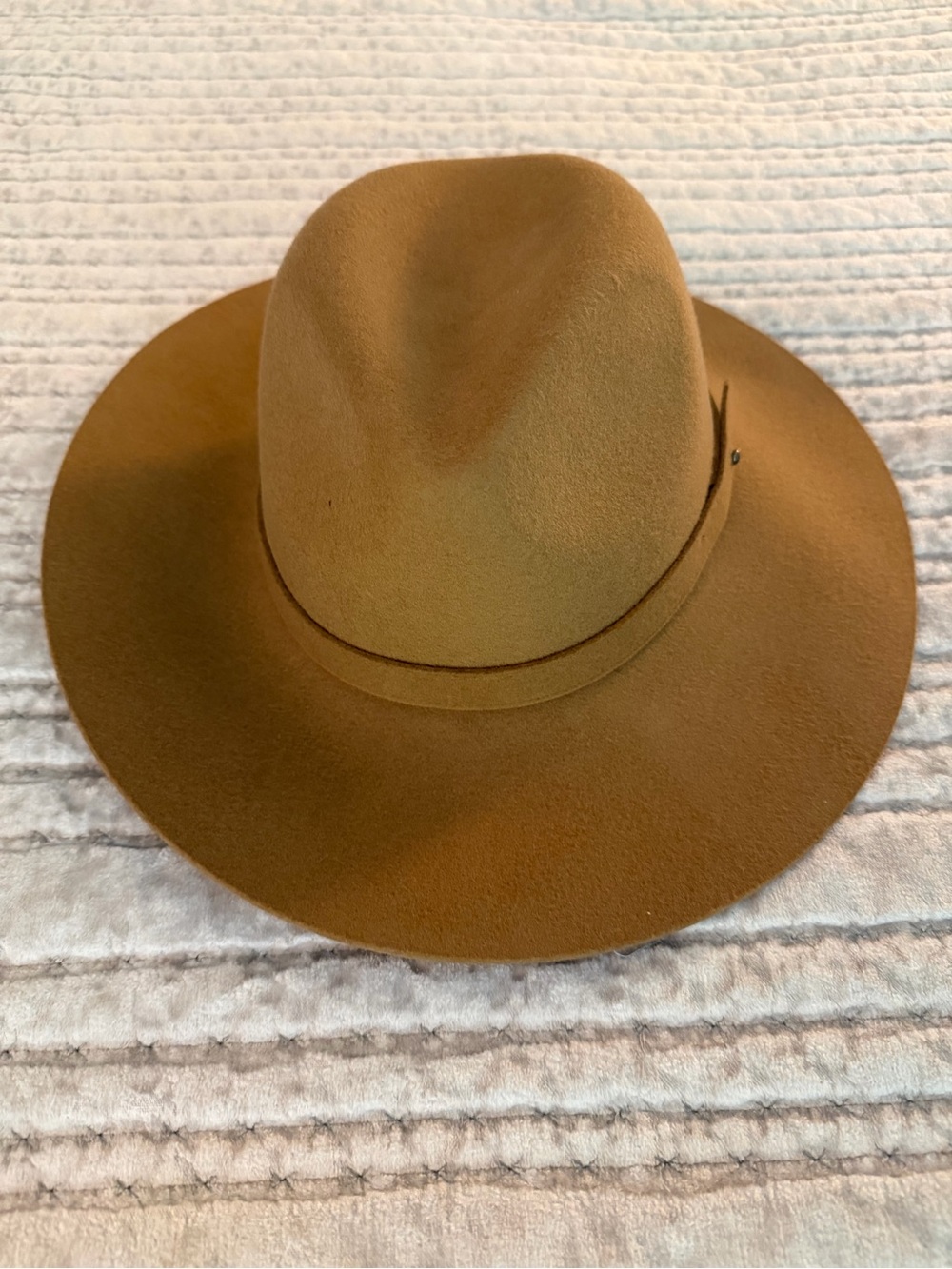 Macchia di Ruggine 100% Wool Wide Brim Fedora/Rancher Hat - Picture 2 of 3